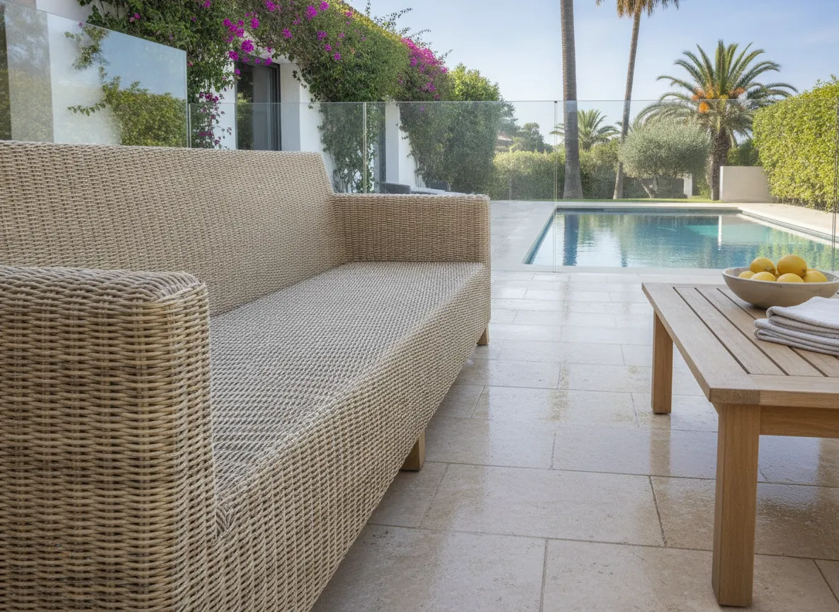 Limpieza de muebles de exterior en la Costa del Sol