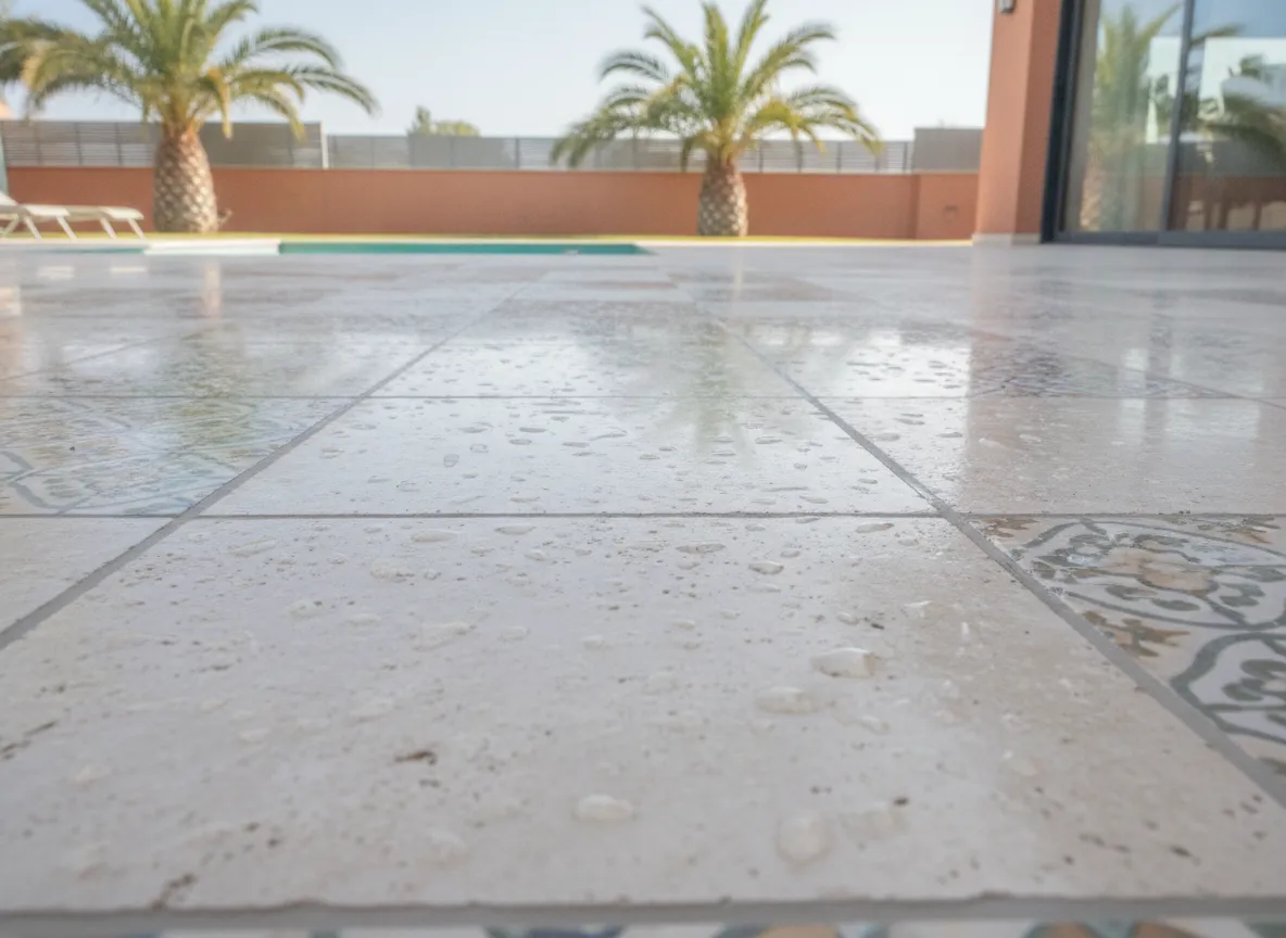 Stone & tile cleaning on the Costa del Sol