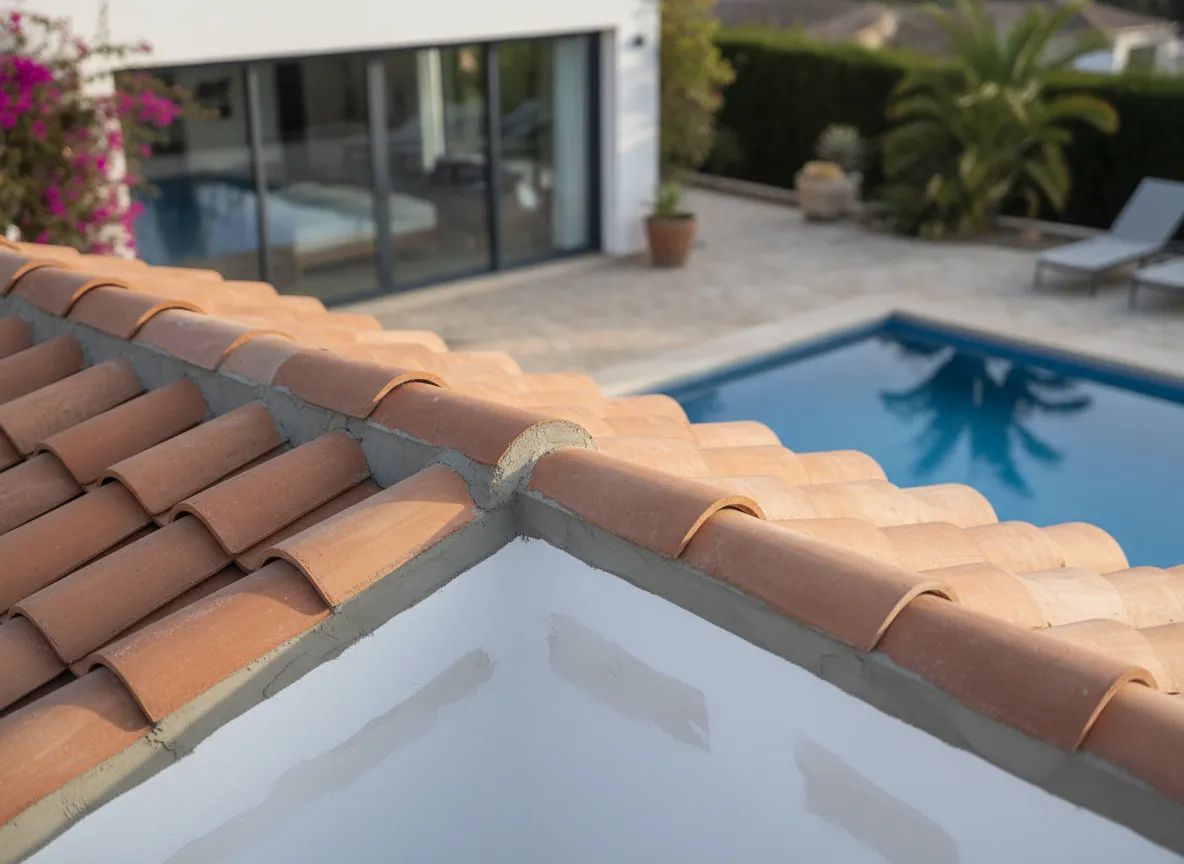 Roof repair on the Costa del Sol