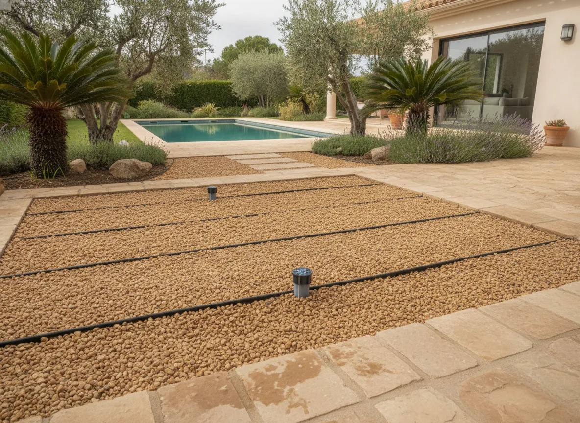 Irrigation system installation on the Costa del Sol