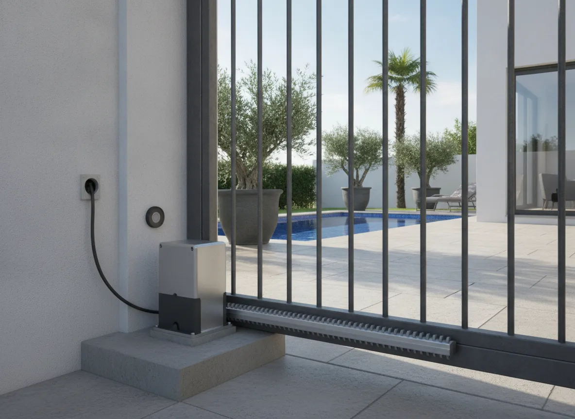 Gate and garage door automation repair on the Costa del Sol